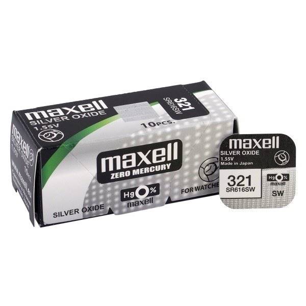 BATERIA SREBROWA MAXELL 321 SR616