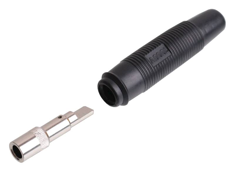 GNIAZDO 4MM NA PRZEWÓD GP430 24A KOLOR