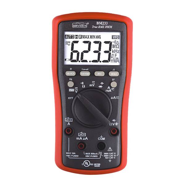 MIERNIK BM233 TRMS (AC+DC) VFD EF 50kHz Brymen