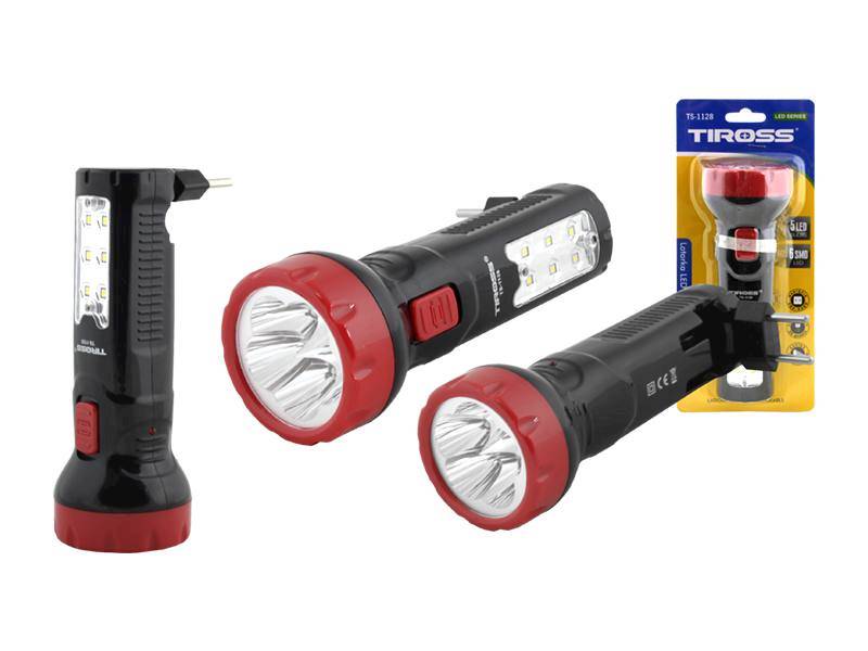 LATARKA RĘCZNA 5-LED+6SMD TS-1128