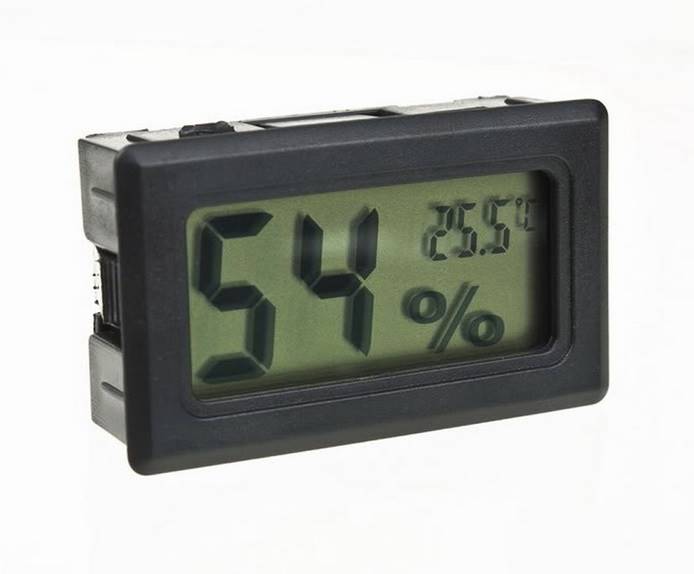 PANELOWY HYDROMETR + TERMOMETR LCD
