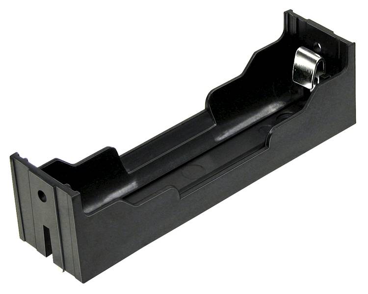KOSZYK NA 1 BATERIE 18650 DO PCB BLASZKI