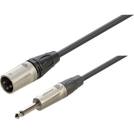 KABEL MIKROFONOWY WT.JACK 6.3 MONO - WT.XLR 3M 