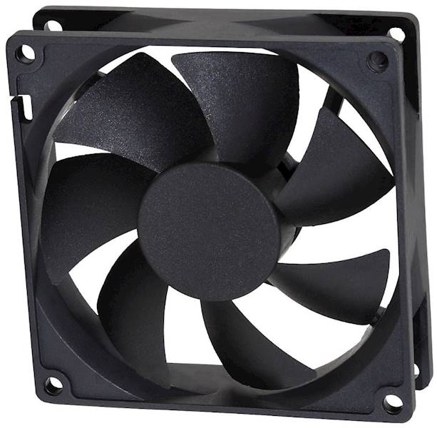 WENTYLATOR 12V 90x90x25 ŚLIZG 2 PRZEWODY