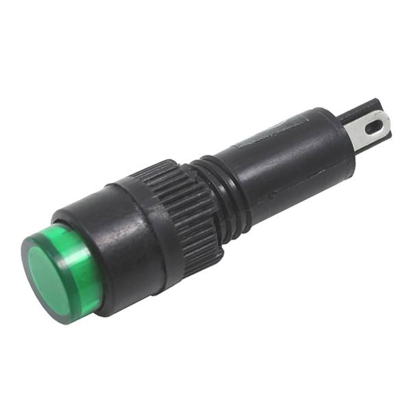 KONTROLKA 8mm 230V AC ZIELONA