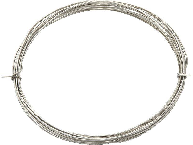DRUT MIEDZIANY SREBRZONY 1.0mm 3m ''SREBRZANKA'