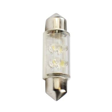 DIODA LED L043 - C5W 36MM 4LED 3MM BIAŁA
