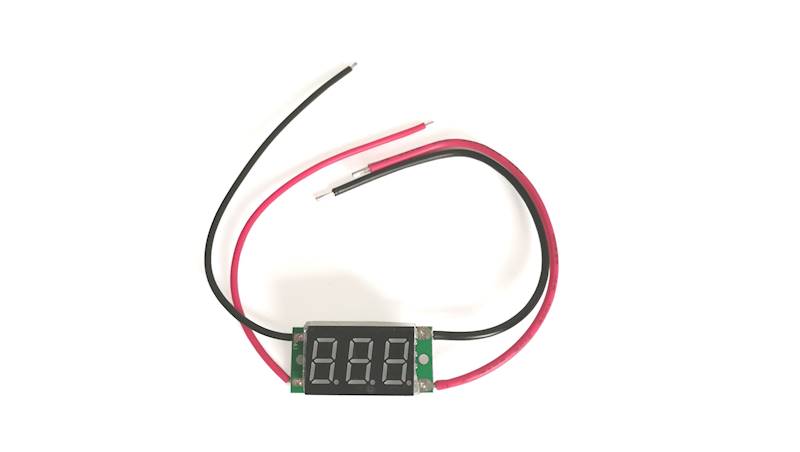 AMPEROMIERZ LED 12V 20A CZERWONY