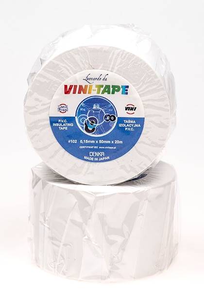 TAŚMA UNIWERSALNA VINI TAPE 0,20mm/50mm/20m BIAŁA