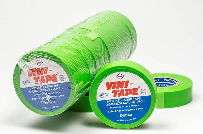 TAŚMA IZOLACYJNA VINI TAPE 0,13mm/19mm/20m J.ZIEL