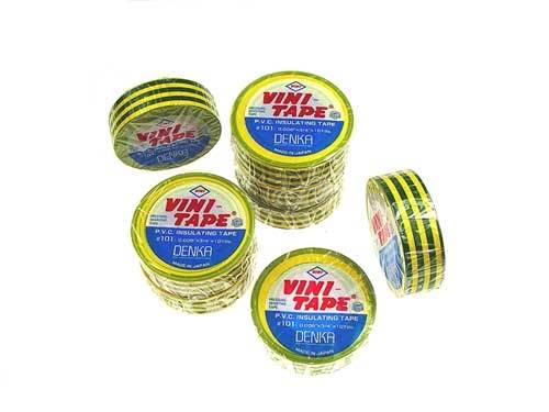 TAŚMA IZOLACYJNA VINI 0,2mm/19mm/9,1m ZIEL.-ŻÓŁTA