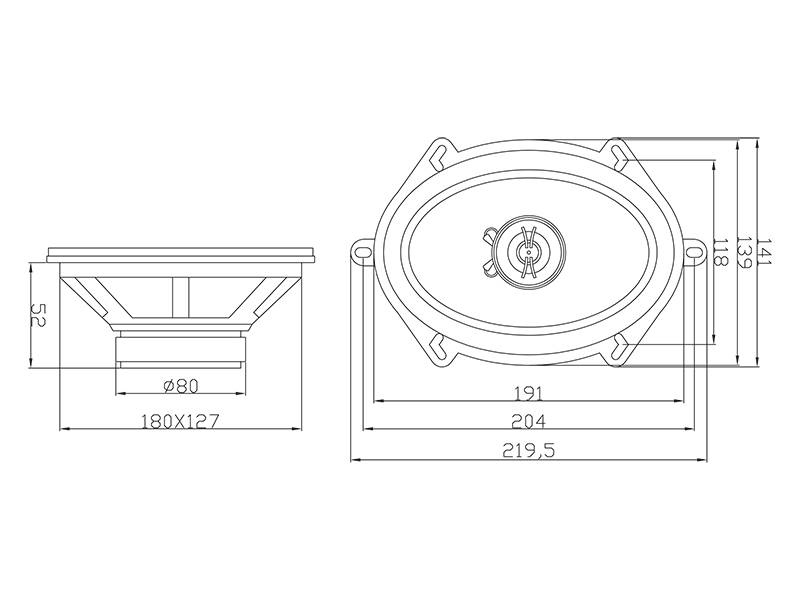 GŁOŚNIK BLOW WH-5702 5x7 '' FORD / 2339 
