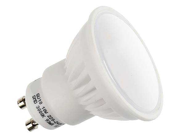 ŻARÓWKA LED GU10 SLP 2835 10W BIAŁA ZIMNA