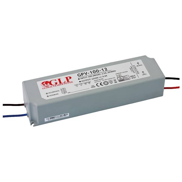 ZASILACZ LED GPV-100-12 12V/8.3A GLP GPV IP67