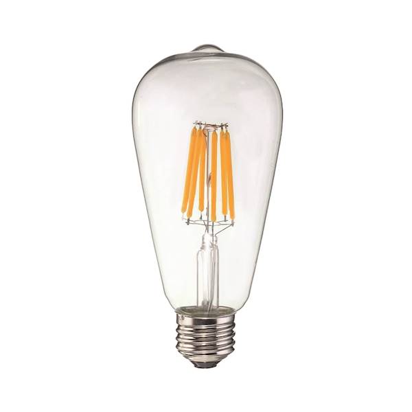 ŻARÓWKA LED E27 FILAMENT ST64 6W B.CIEPŁA