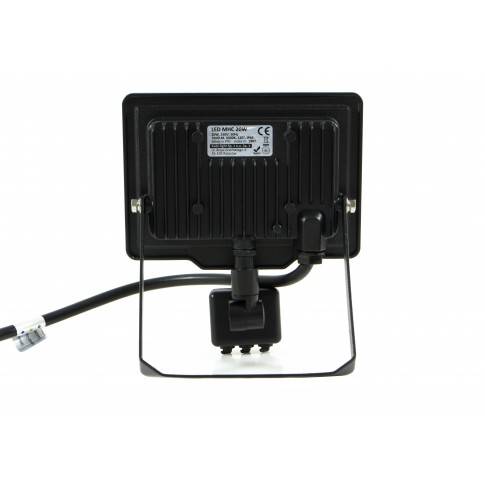 HALOGEN LED CZARNY 20W+S KOBI B.ZIMNA