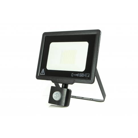 HALOGEN LED CZARNY 30W+S KOBI B.ZIMNA