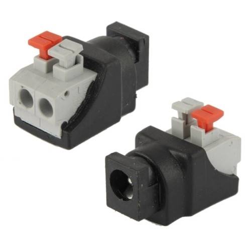 GNIAZDO DC 2.5/5.5MM Z SZYBKOZŁĄCZEM TYP2