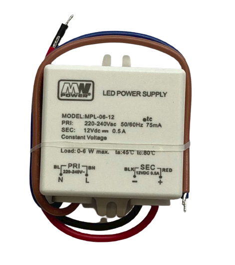 ZASILACZ IMPULSOWY 12V/0.5A MPL-06-12