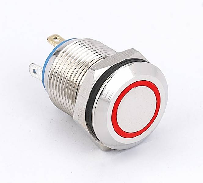 PRZEŁĄCZNIK PBW-12A BIST 2A 250V CZERWONY