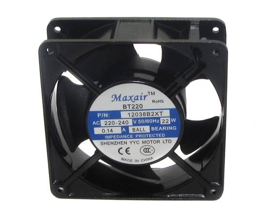 WENTYLATOR 12038B2XT 120x120x38mm 230V MAXAIR