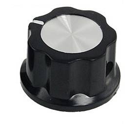 GAŁKA POTENCJOMETRU BAKELITOWA CZARNA GBC19 19mm