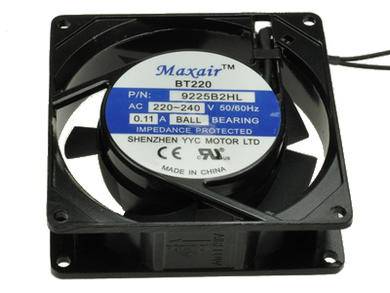 WENTYLATOR 9225B2HL 92x92x25mm 230V MAXAIR