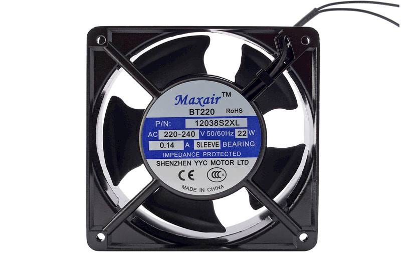 WENTYLATOR 12038S2XL 120x120x38mm 230V MAXAIR