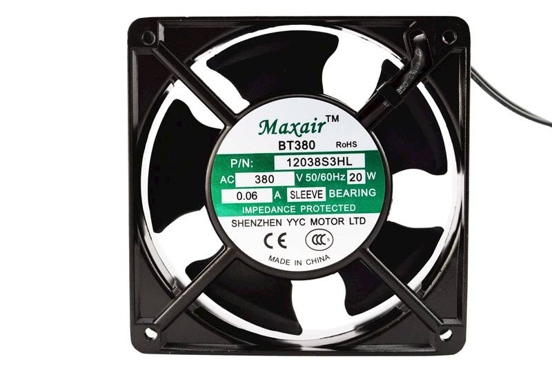WENTYLATOR 12038S3HL 120x120x38mm 380V MAXAIR