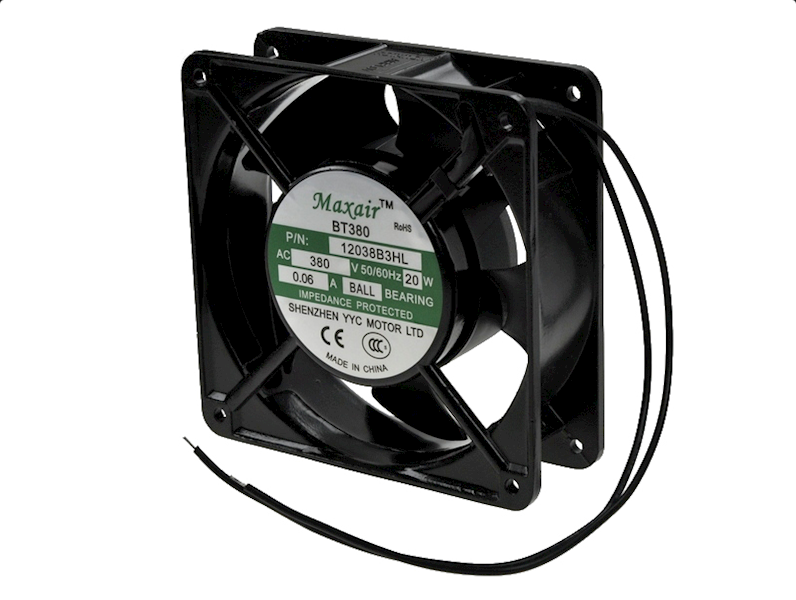 WENTYLATOR 12038B3HL 120x120x38mm 380V MAXAIR