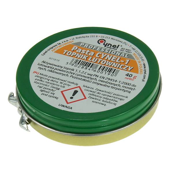 PASTA LUTOWNICZA CYNEL 40g