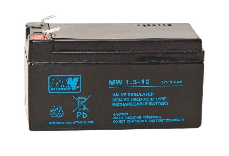 AKUMULATOR AGM 12V/1,3AH MW 1.3-12