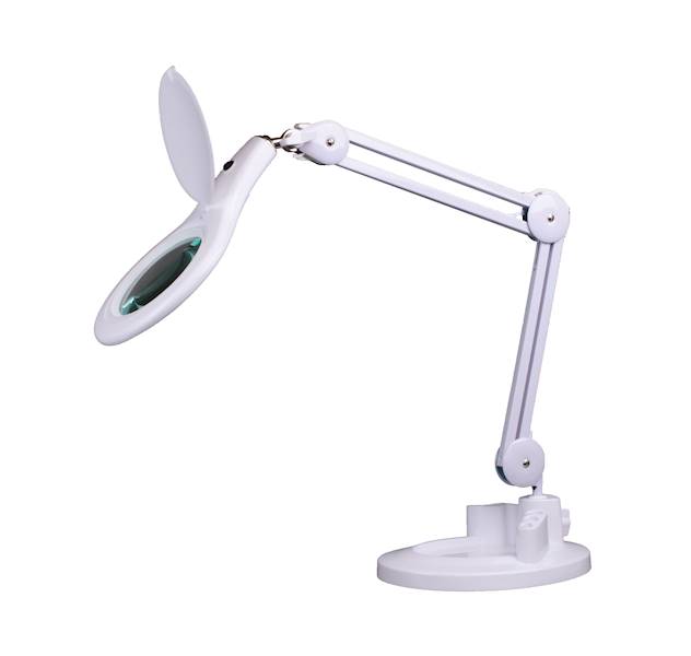 LAMPA BIURKOWA LED SMD Z LUPĄ 127mm A-B3 5D 9W