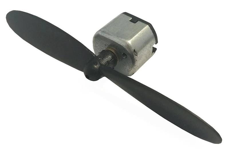 MINI SILNICZEK MT26 1,5V ZE ŚMIGŁEM 55mm