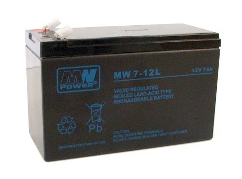 AKUMULATOR ŻELOWY AGM 12V/7.2 Ah MW 7.2-12