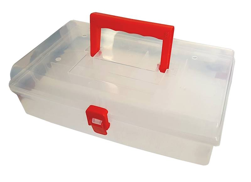 ORGANIZER 5 PRZEGRÓDEK 29.5X19.5X8.5CM Z RĄCZKĄ