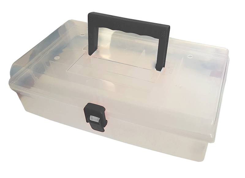 ORGANIZER 5 PRZEGRÓDEK 29.5X19.5X8.5CM Z RĄCZKĄ