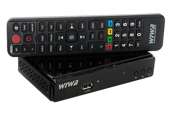 TUNER DVB-T2 WIWA H.265 LITE