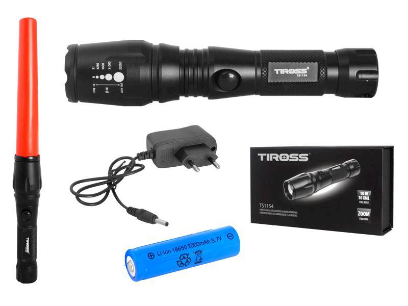 LATARKA AKUMULATOROWA TS-1154 10W ZOOM CREE 