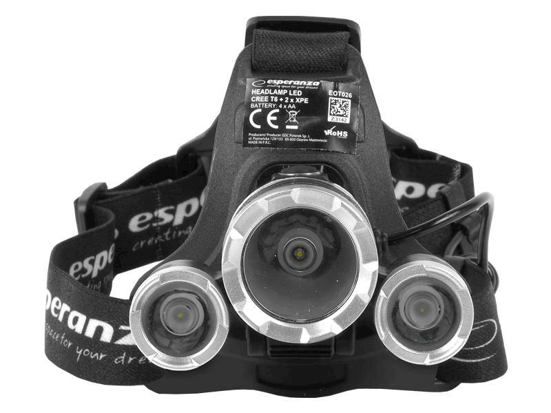 LATARKA LED CZOŁOWA CREE T6 CEPHEUS ESPERANZA