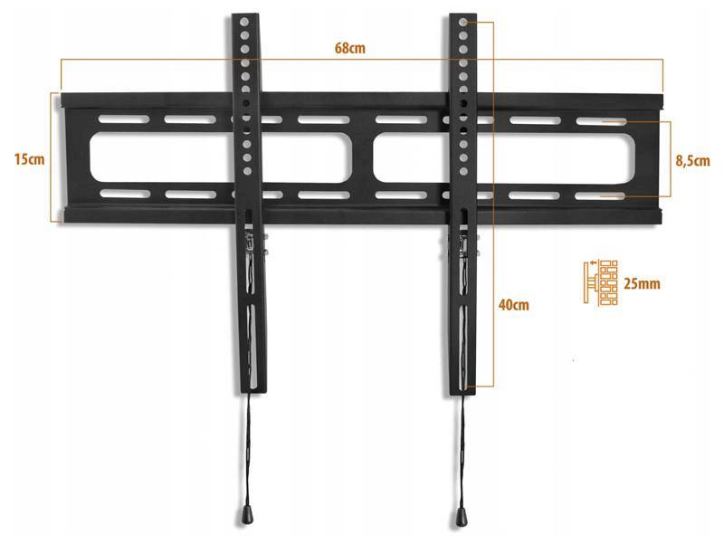 UCHWYT ŚCIENNY DO LCD 32-70''