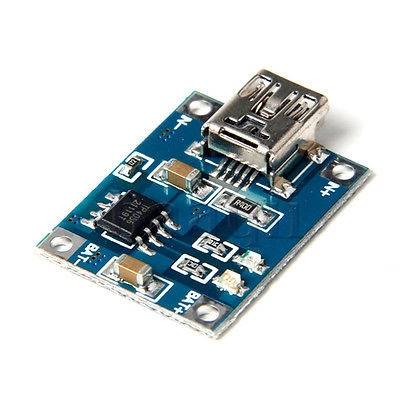 MODUŁ ŁADOWANIA AKUMULATORÓW Li-Ion MINI USB