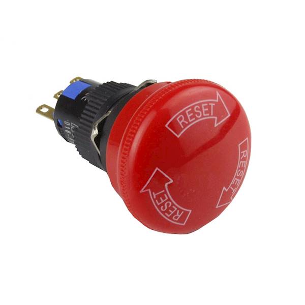 PRZYCISK BEZPIECZEŃSTWA "GRZYBEK" 30MM
