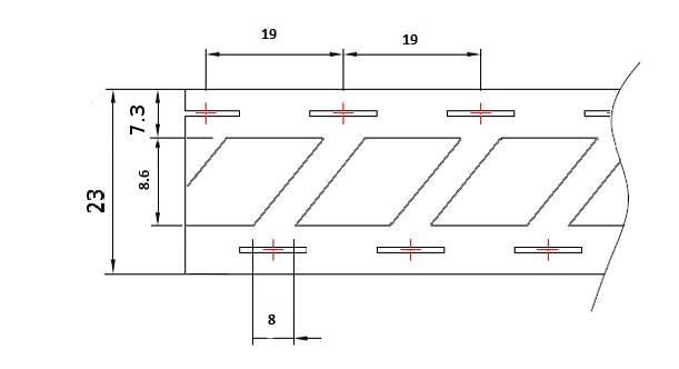 TAŚMA DO ZGRZEWANIA OGNIW 18650 23mm 2 OGNIWA 1m