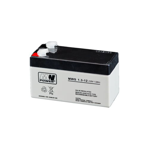 AKUMULATOR ŻELOWY AGM 12V/1,3AH MWS 1.3-12