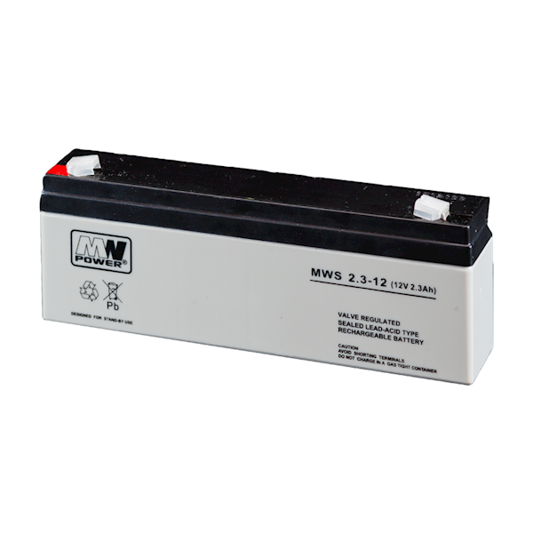 AKUMULATOR VRLA AGM MWS 2.3-12 12V/2.3AH