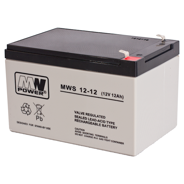 AKUMULATOR ŻELOWY VRLA AGM 12V/12AH MWS 12-12