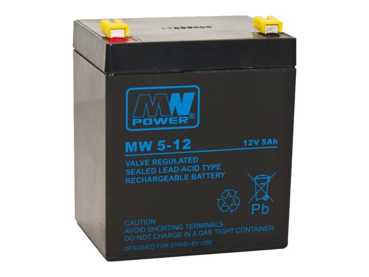 AKUMULATOR AGM 12V/5AH MW 5-12
