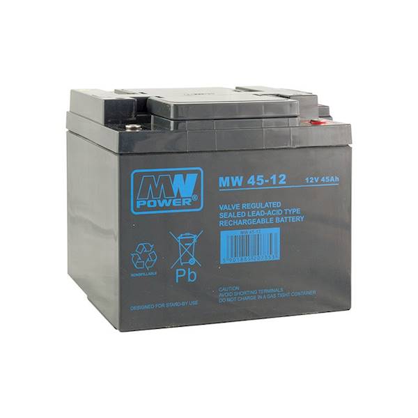 AKUMULATOR AGM 12V/45AH 198x166x171 MW 45-12