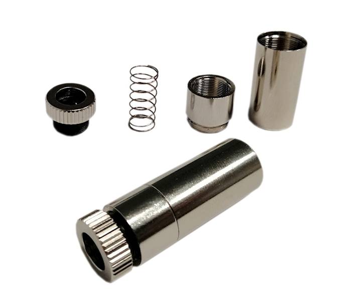 OBUDOWA METALOWA DO LASERA 12x35mm